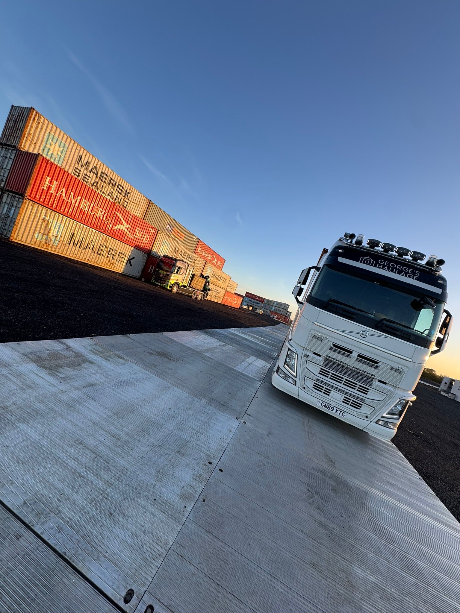 George's Haulage container transport