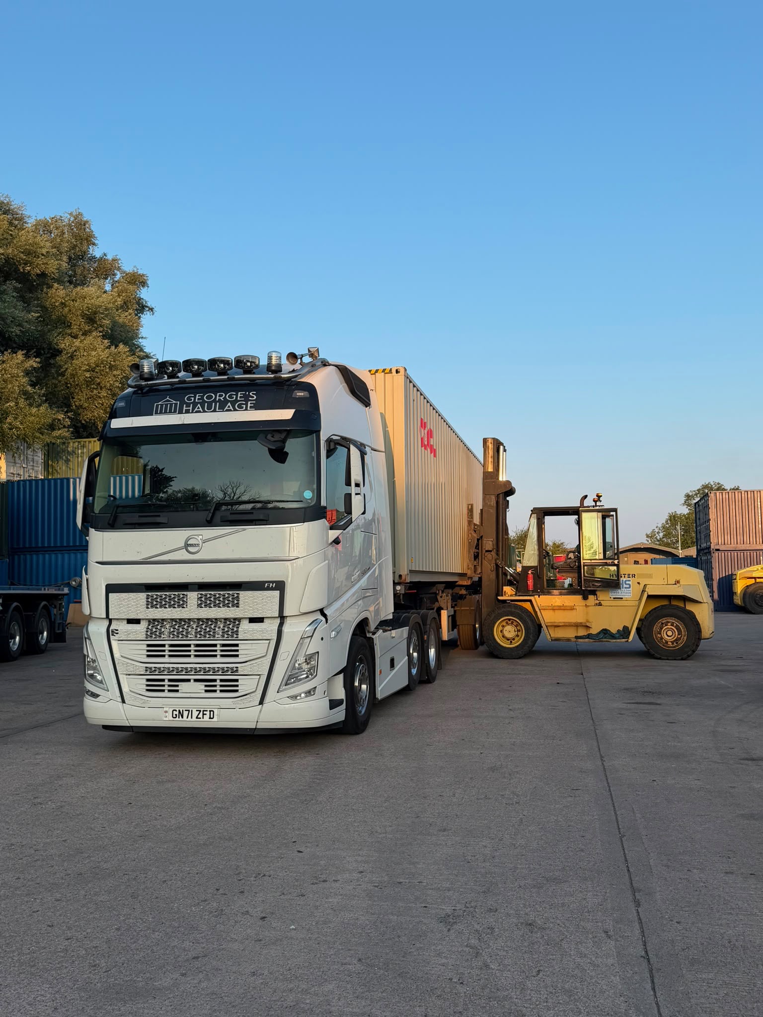 Container haulage